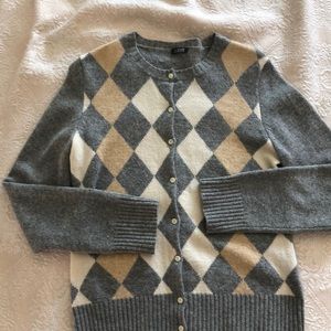 Vintage J. Crew Wool Cardigan from the 90s